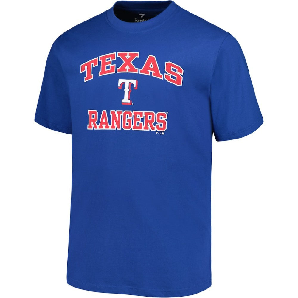 Texas Rangers Profile Big & Tall Heart & Soul T-Shirt - Royal