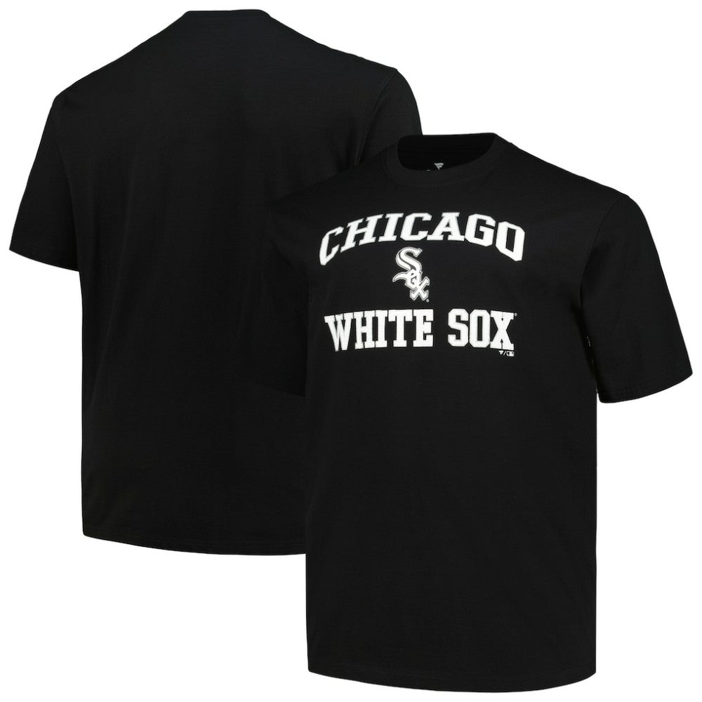 Chicago White Sox Profile Big & Tall Heart & Soul T-Shirt - Black