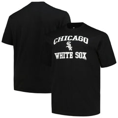 Chicago White Sox Profile Big & Tall Heart & Soul T-Shirt - Black