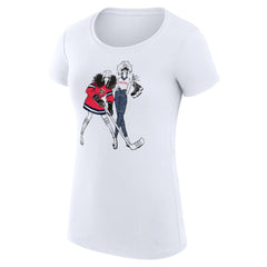 Florida Panthers G-III 4Her by Carl Banks Women's Super-Slim Fit Lightweight Hockey Girls T-Shirt White