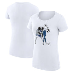 Tampa Bay Lightning G-III 4Her by Carl Banks Women's Super-Slim Fit Lightweight Hockey Girls T-Shirt White
