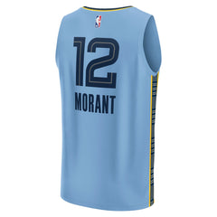 Ja Morant Memphis Grizzlies Youth Fast Break Replica Player Jersey - Statement Edition - Light Blue | Fanatics shop