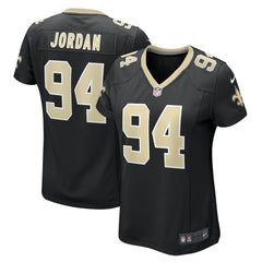 Cameron Jordan New Orleans Saints Women's Team Game Jersey - Black | Nike cheap