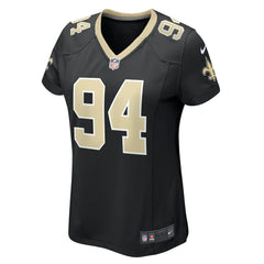 Cameron Jordan New Orleans Saints Women's Team Game Jersey - Black | Nike cheap