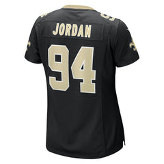 Cameron Jordan New Orleans Saints Women's Team Game Jersey - Black | Nike cheap