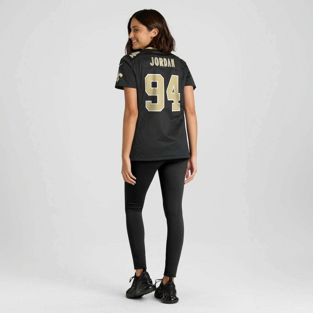 Cameron Jordan New Orleans Saints Women's Team Game Jersey - Black | Nike cheap