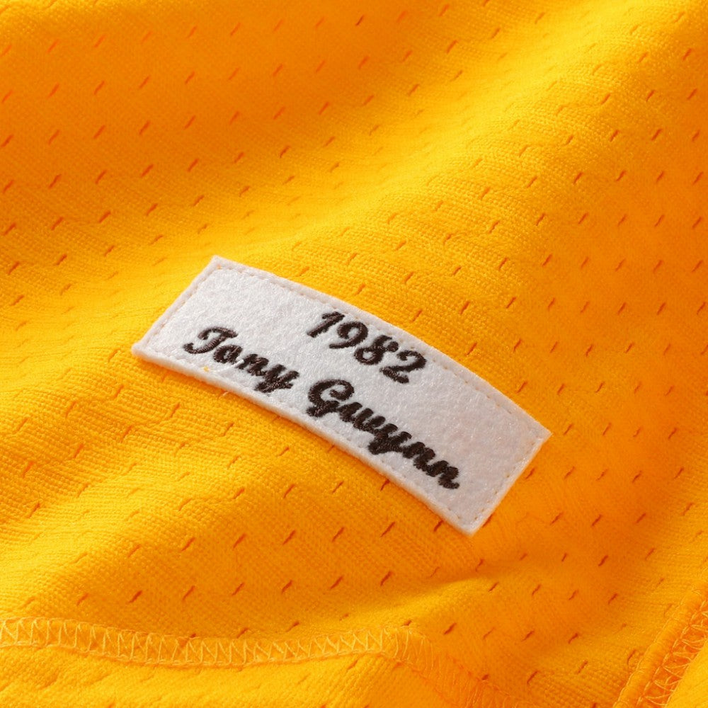 Tony Gwynn San Diego Padres Authentic Batting Practice Jersey - Gold | Mitchell & Ness