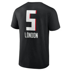 Drake London Atlanta Falcons Team Wordmark Player Name & Number T-Shirt - Black discount