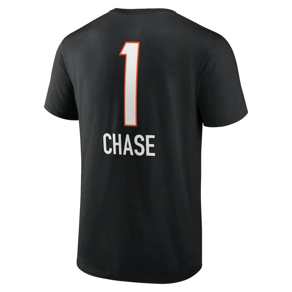 Ja'Marr Chase Cincinnati Bengals Team Wordmark Player Name & Number T-Shirt - Black cheap