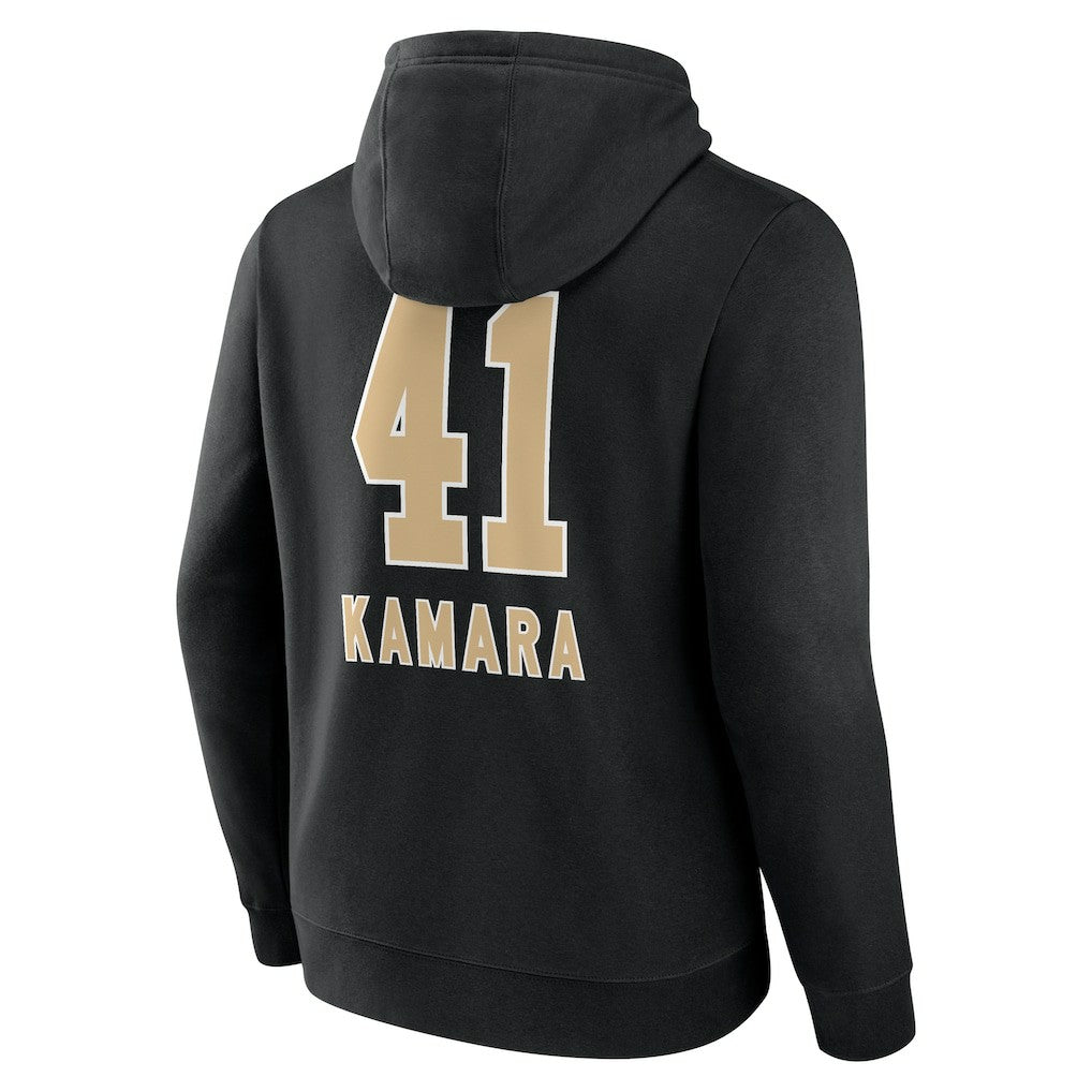 Alvin Kamara New Orleans Saints Team Wordmark Player Name & Number Pullover Hoodie - Black for sale