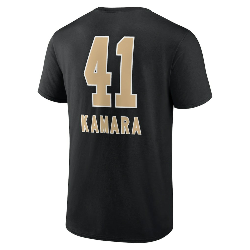 Alvin Kamara New Orleans Saints Team Wordmark Player Name & Number T-Shirt - Black discount
