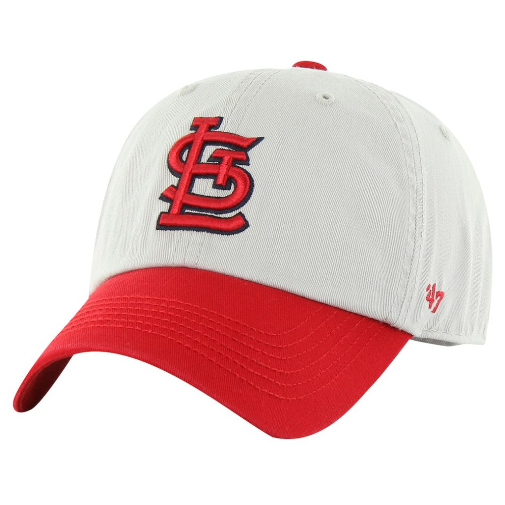 St. Louis Cardinals Sure Shot Classic Franchise Fitted Hat - Gray/Red | 47 brand
