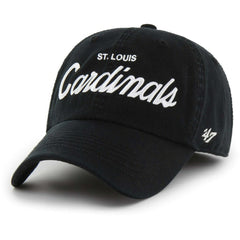 St. Louis Cardinals Crosstown Classic Franchise Fitted Hat - Black | 47 brand