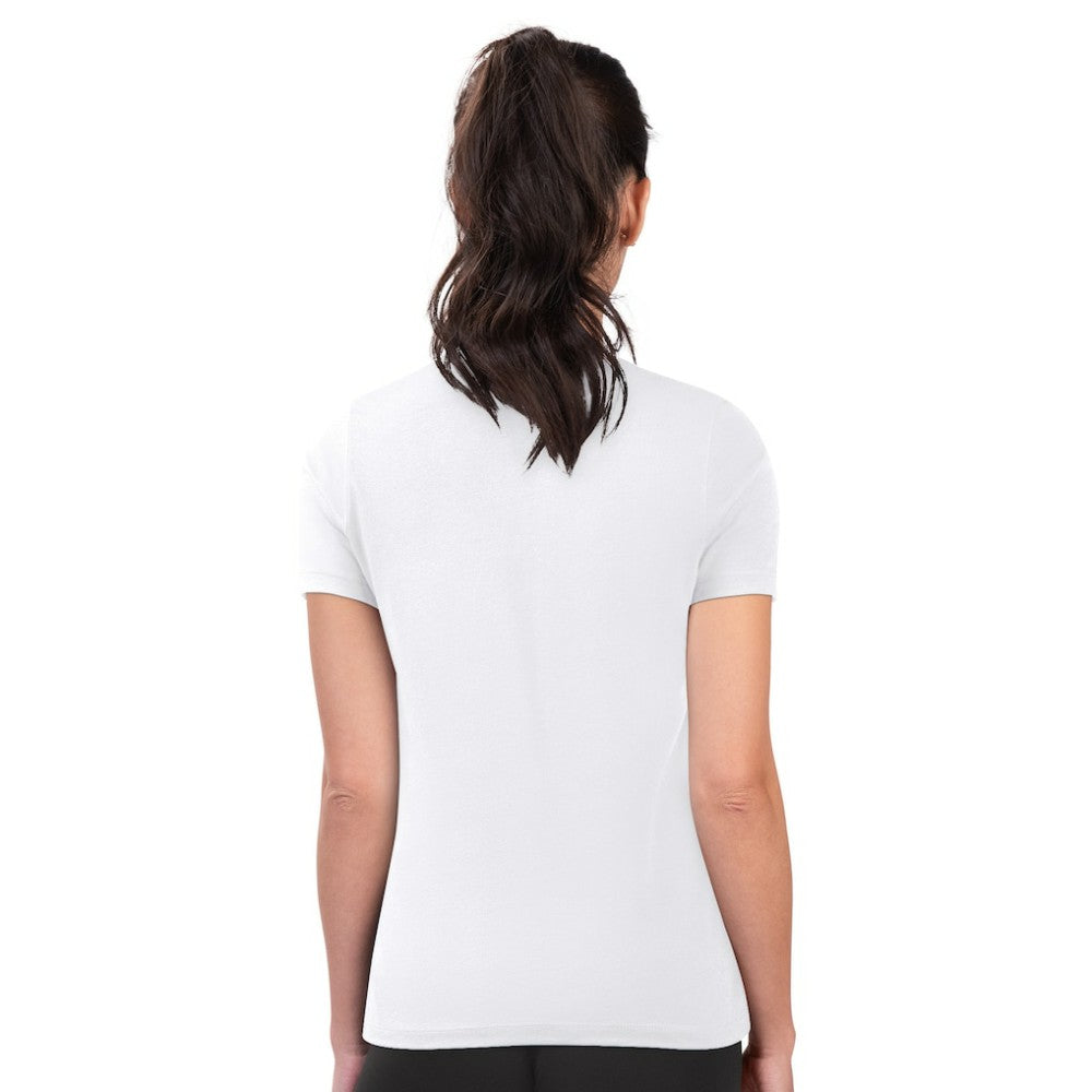 Cleveland Guardians G-III 4Her by Carl Banks Women's Super-Slim Fit Lightweight City Graphic T-Shirt - White