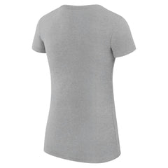 Los Angeles Angels G-III 4Her by Carl Banks Women's Super-Slim Fit Lightweight City Graphic T-Shirt - Heather Gray