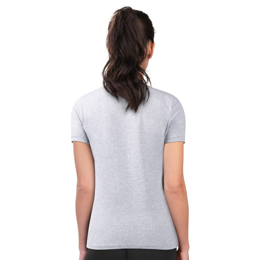 Philadelphia Phillies G-III 4Her by Carl Banks Women's Super-Slim Fit Lightweight City Graphic T-Shirt - Heather Gray