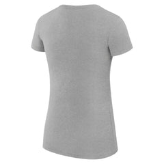 Toronto Blue Jays G-III 4Her by Carl Banks Women's Super-Slim Fit Lightweight City Graphic T-Shirt - Heather Gray