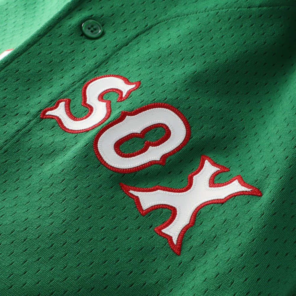 David Ortiz Boston Red Sox Cooperstown Collection Mesh Batting Practice Jersey - Kelly Green | Mitchell & Ness