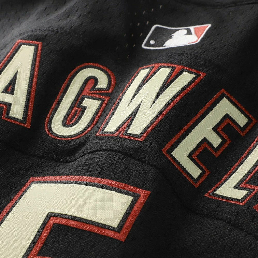 Jeff Bagwell Houston Astros Authentic Batting Practice Jersey - Black | Mitchell & Ness