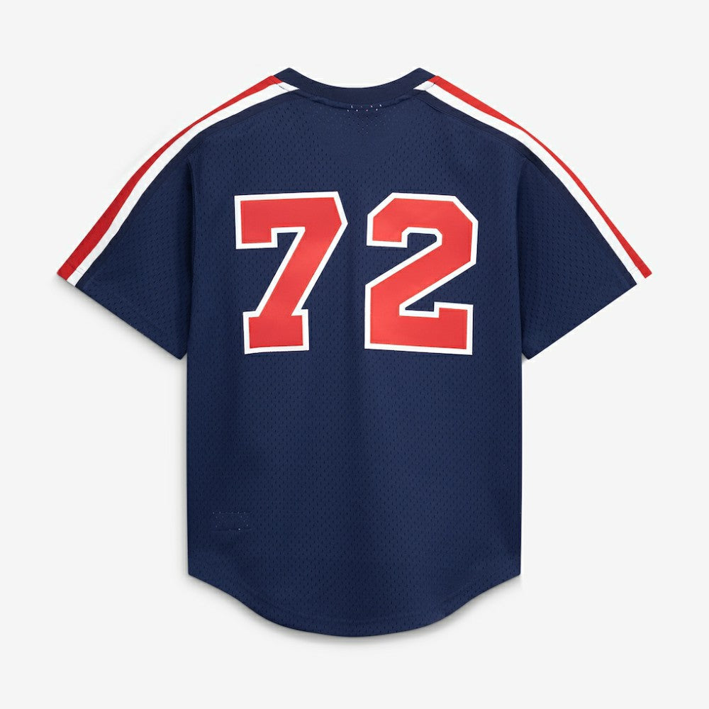 Carlton Fisk Chicago White Sox Authentic Batting Practice Jersey - Navy | Mitchell & Ness