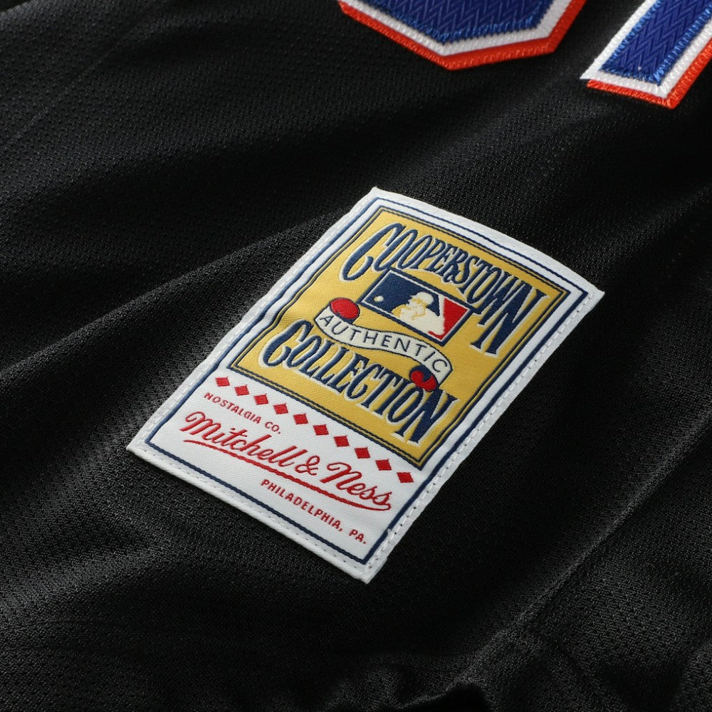 Mike Piazza New York Mets Cooperstown Collection 2000 Batting Practice Jersey - Black | Mitchell & Ness