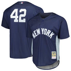 Mariano Rivera New York Yankees Mitchell & Ness Authentic Batting Practice Jersey - Navy | New Era