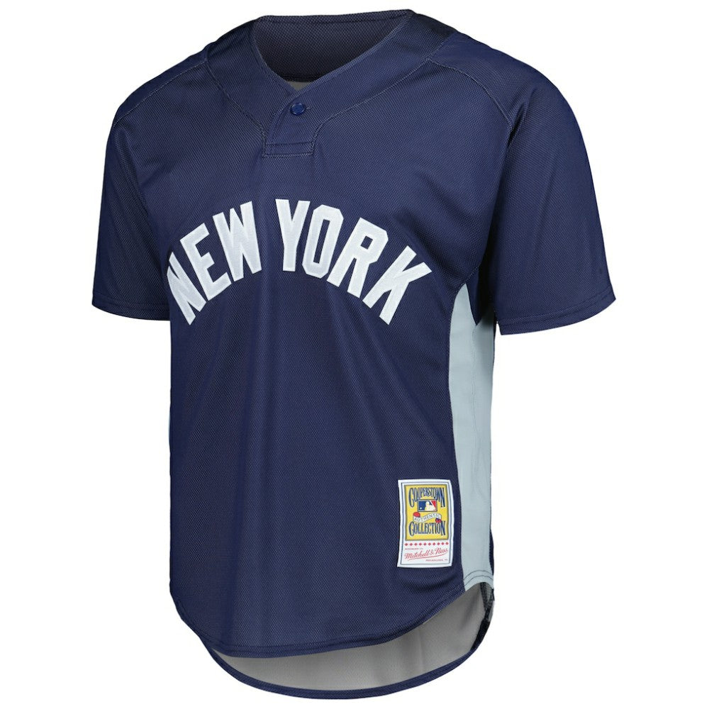 Mariano Rivera New York Yankees Mitchell & Ness Authentic Batting Practice Jersey - Navy | New Era