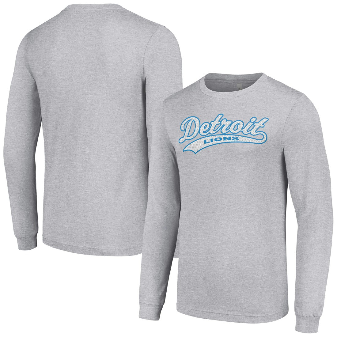 Detroit Lions Starter Tailsweep Long Sleeve T-Shirt - Heather Gray sale