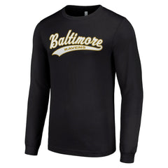 Baltimore Ravens Starter Tailsweep Long Sleeve T-Shirt - Black outlet