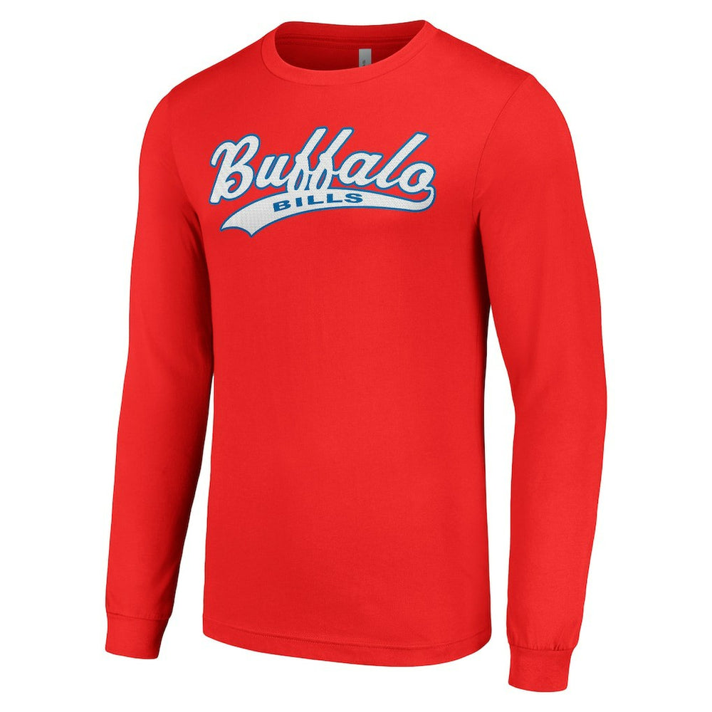 Buffalo Bills Starter Tailsweep Long Sleeve T-Shirt - Red cheap