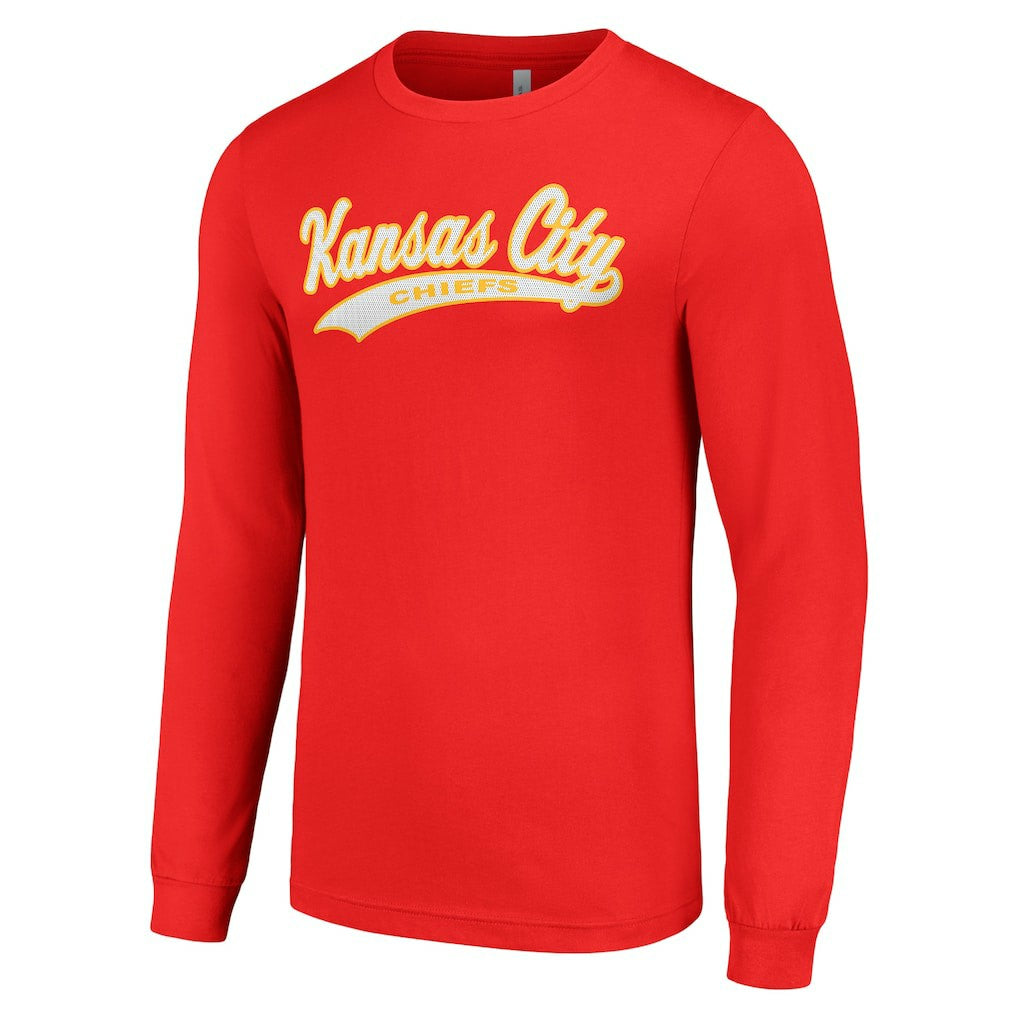Kansas City Chiefs Starter Tailsweep Long Sleeve T-Shirt - Red outlet