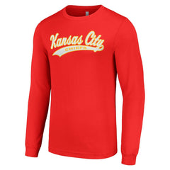Kansas City Chiefs Starter Tailsweep Long Sleeve T-Shirt - Red outlet