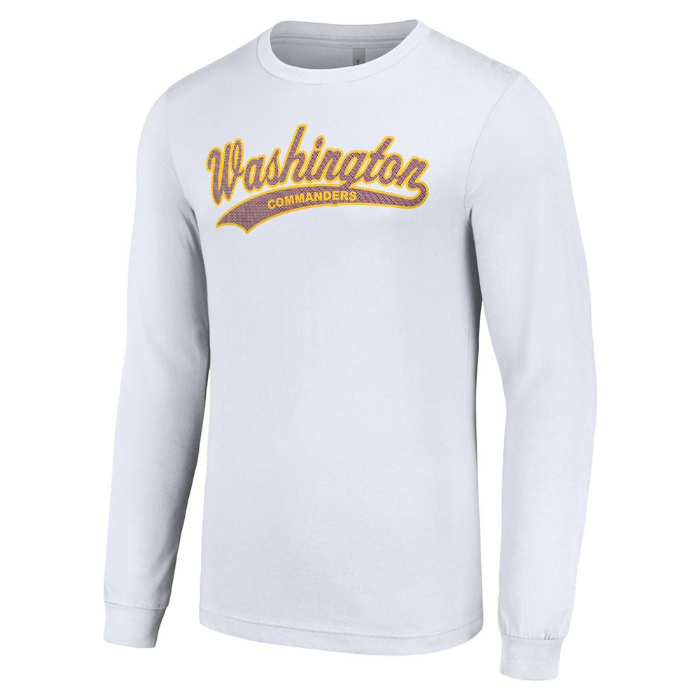Washington Commanders Starter Tailsweep Long Sleeve T-Shirt - White on sale