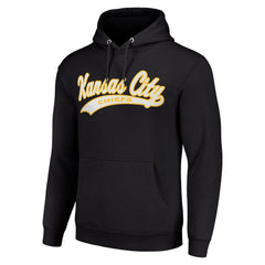 Kansas City Chiefs Starter Unisex Tailsweep Pullover Hoodie - Black outlet