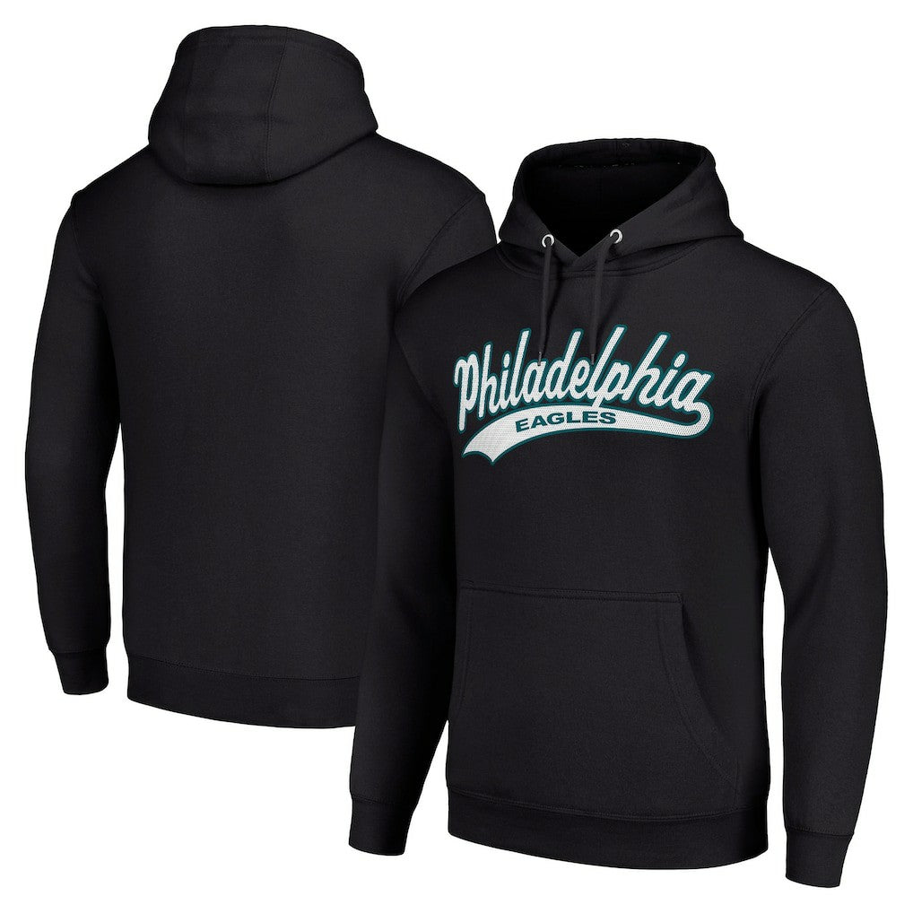 Philadelphia Eagles Starter Unisex Tailsweep Pullover Hoodie - Black sale