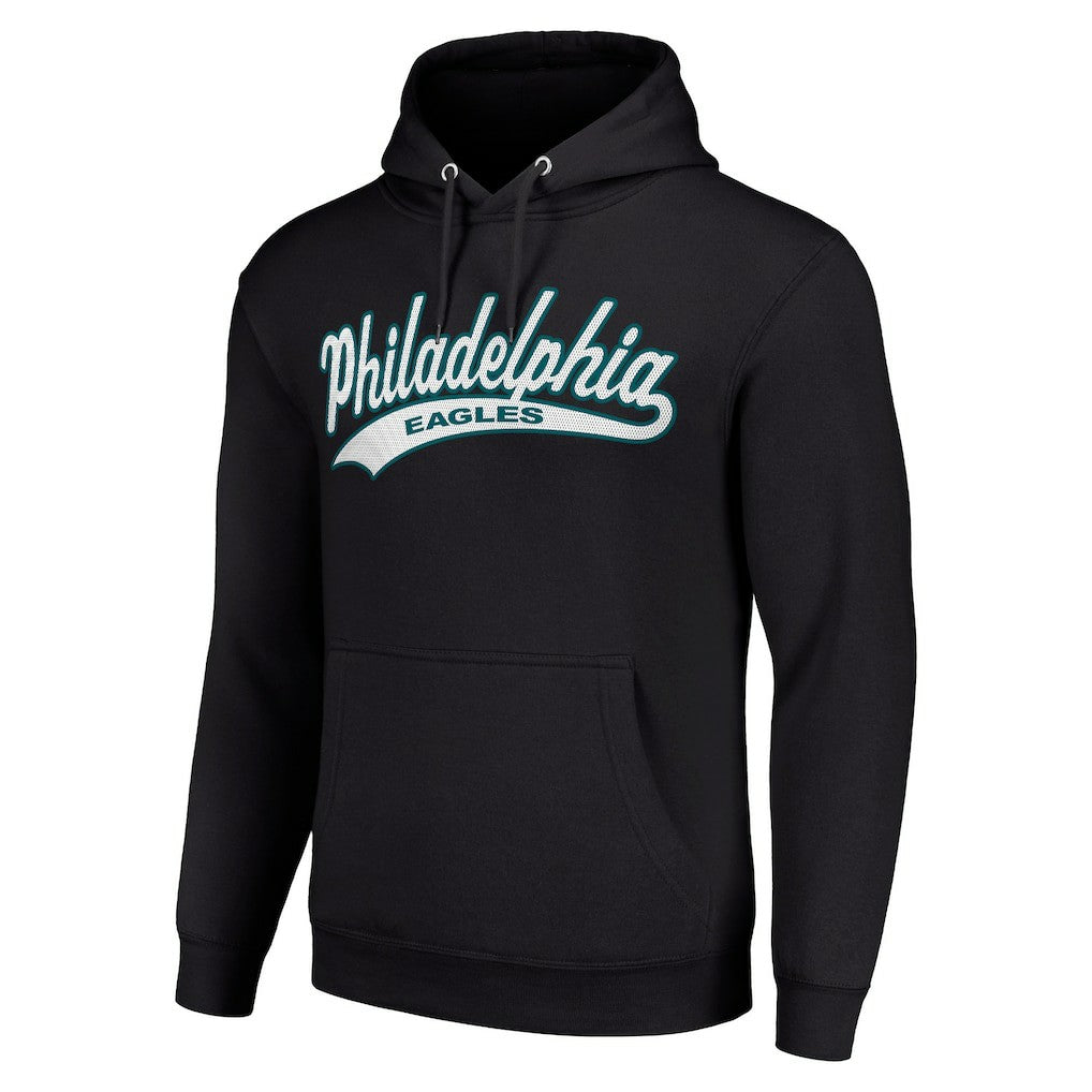 Philadelphia Eagles Starter Unisex Tailsweep Pullover Hoodie - Black sale