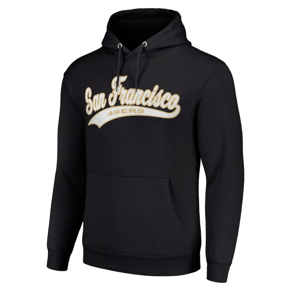 San Francisco 49ers Starter Unisex Tailsweep Pullover Hoodie - Black discount