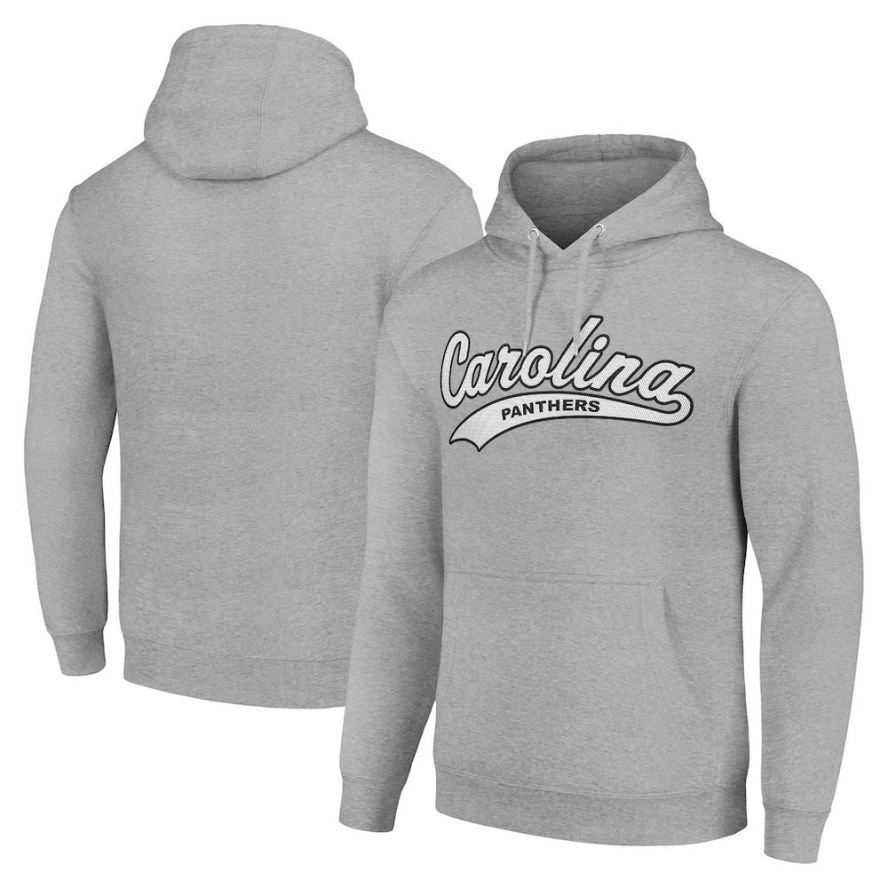 Carolina Panthers Starter Unisex Tailsweep Pullover Hoodie - Heather Gray on sale