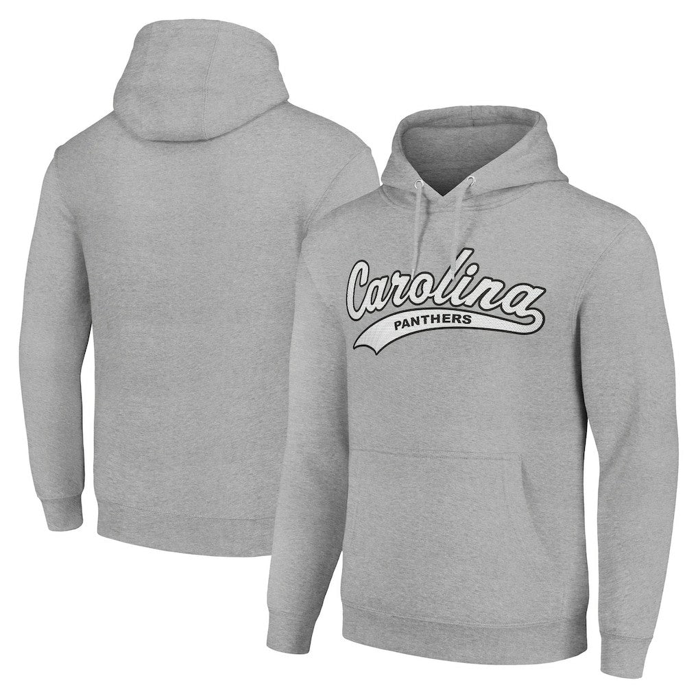 Carolina Panthers Starter Unisex Tailsweep Pullover Hoodie - Heather Gray on sale