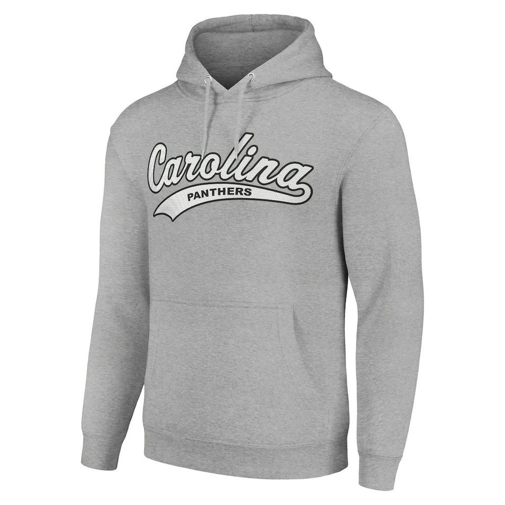 Carolina Panthers Starter Unisex Tailsweep Pullover Hoodie - Heather Gray on sale