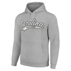 Carolina Panthers Starter Unisex Tailsweep Pullover Hoodie - Heather Gray on sale