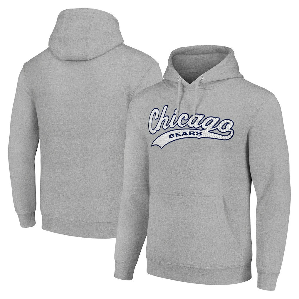 Chicago Bears Starter Unisex Tailsweep Pullover Hoodie - Heather Gray outlet