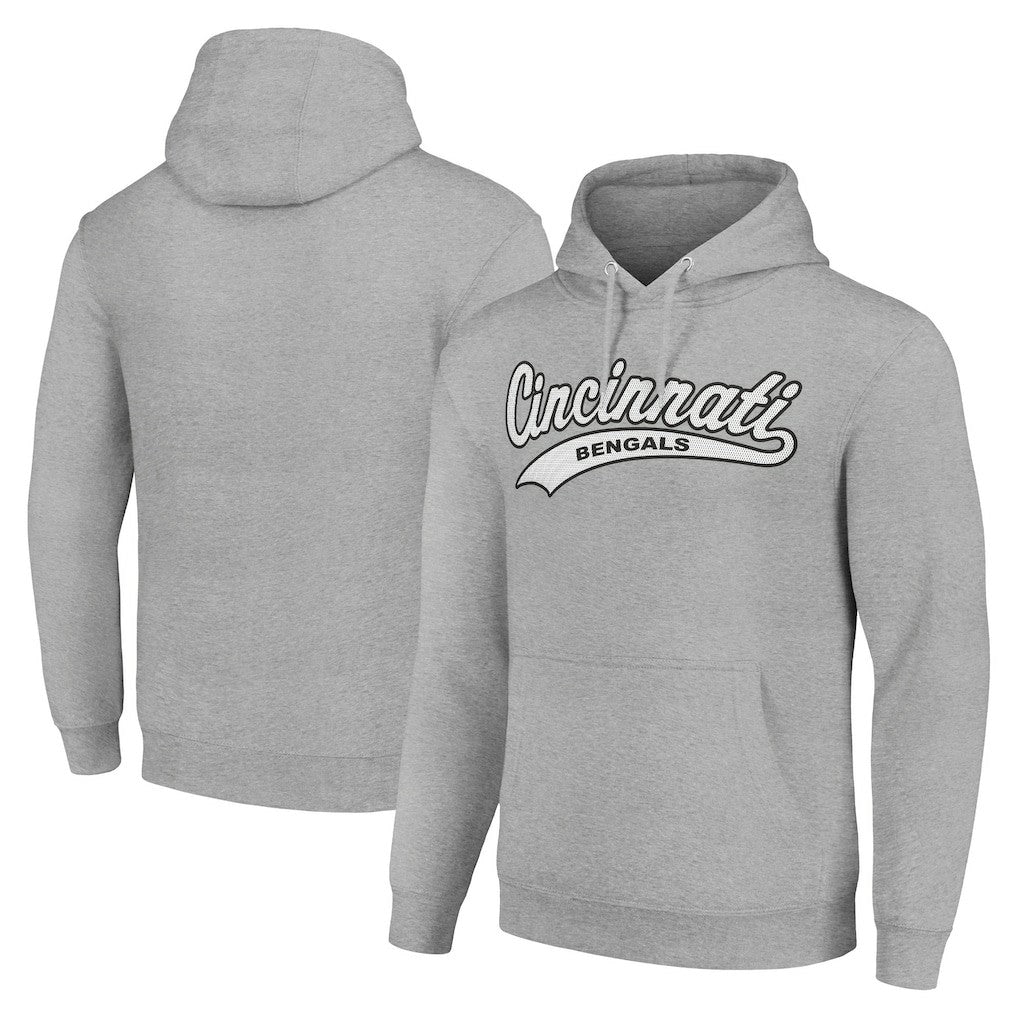 Cincinnati Bengals Starter Unisex Tailsweep Pullover Hoodie - Heather Gray sale
