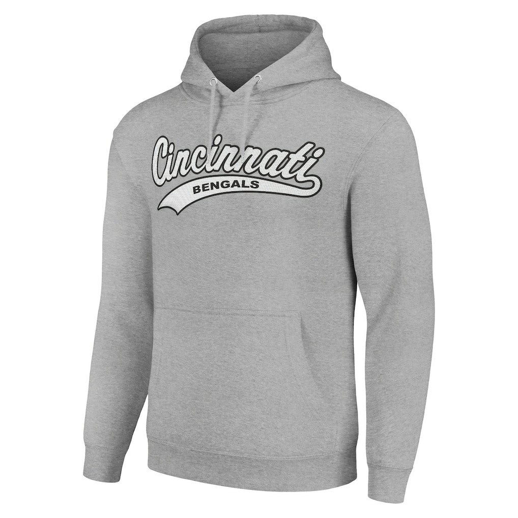 Cincinnati Bengals Starter Unisex Tailsweep Pullover Hoodie - Heather Gray sale