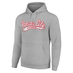 Kansas City Chiefs Starter Unisex Tailsweep Pullover Hoodie - Heather Gray online
