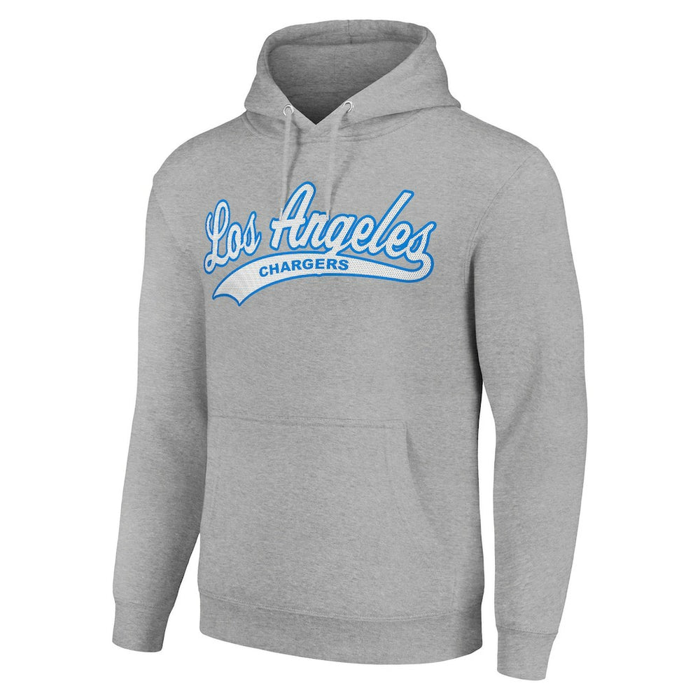 Los Angeles Chargers Starter Unisex Tailsweep Pullover Hoodie - Heather Gray outlet