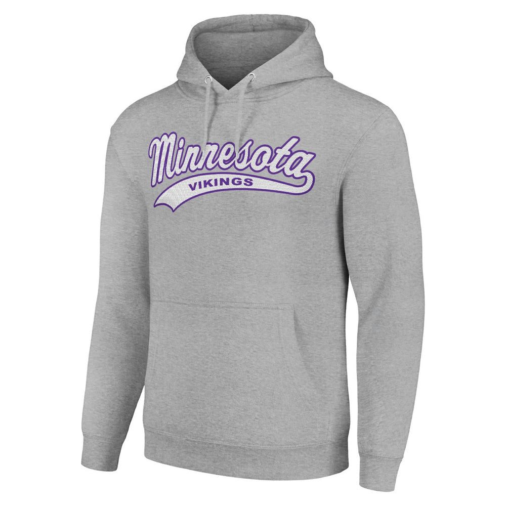 Minnesota Vikings Starter Unisex Tailsweep Pullover Hoodie - Heather Gray sale