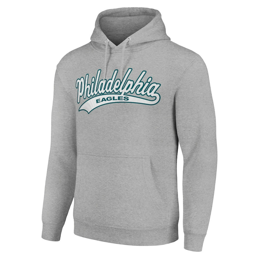 Philadelphia Eagles Starter Unisex Tailsweep Pullover Hoodie - Heather Gray outlet