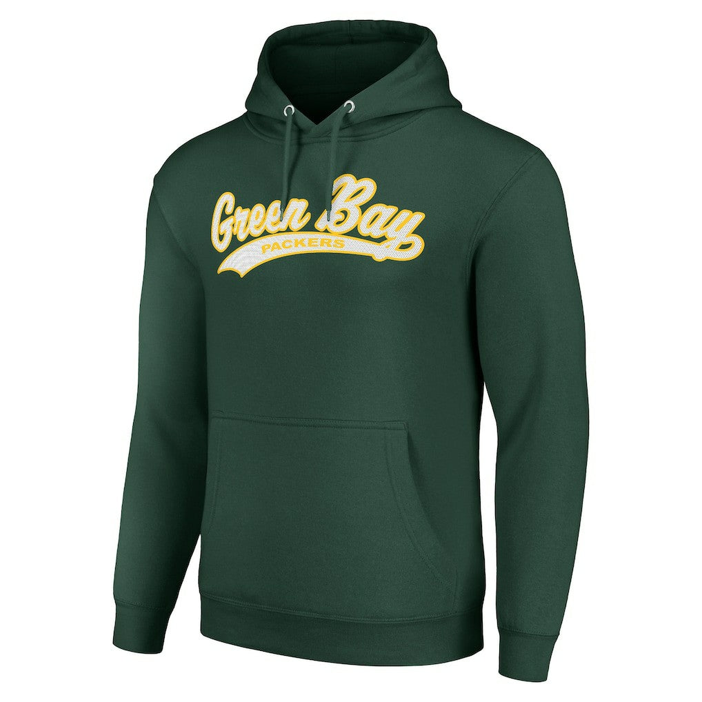 Green Bay Packers Starter Unisex Tailsweep Pullover Hoodie - Green for sale