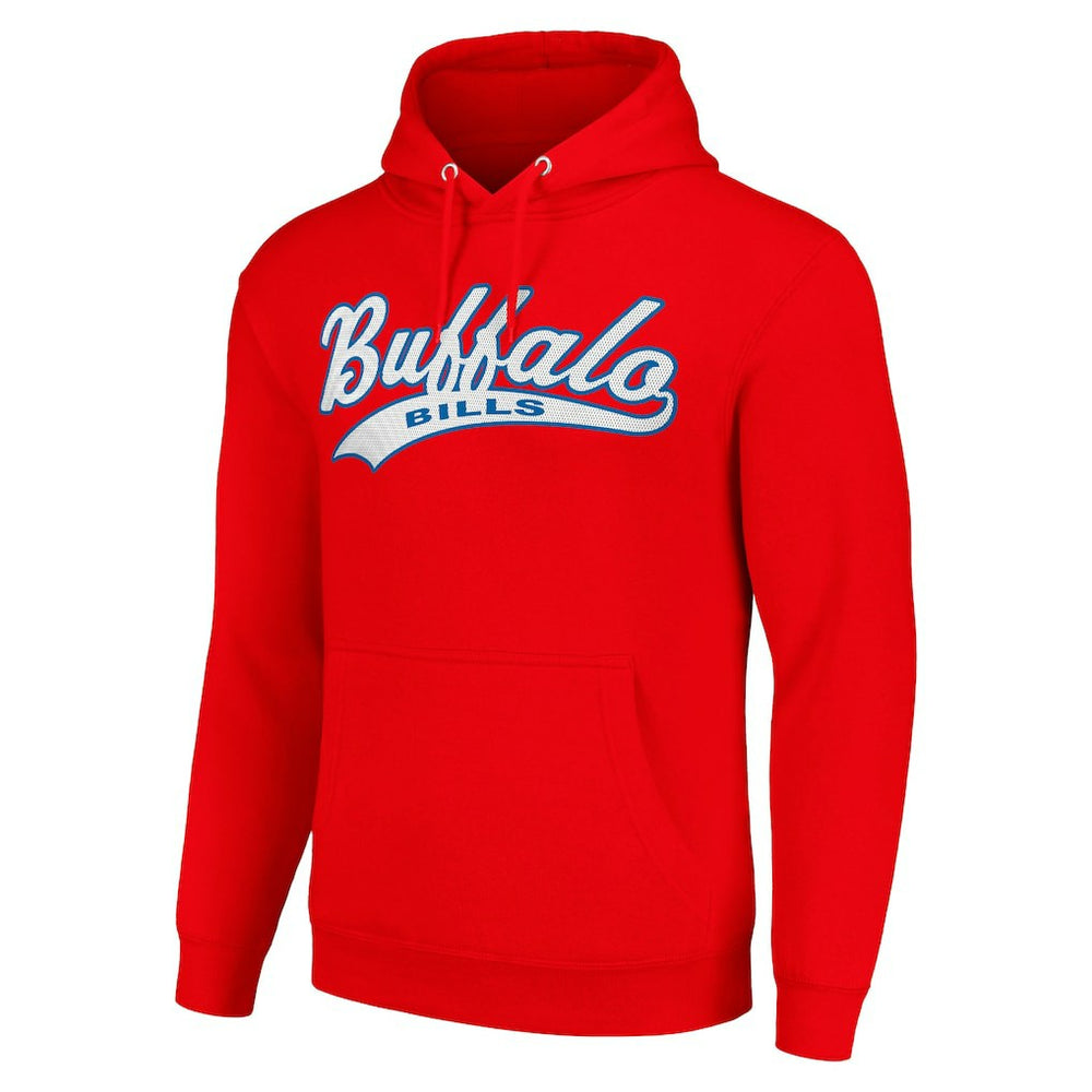 Buffalo Bills Starter Unisex Tailsweep Pullover Hoodie - Red cheap